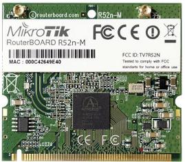 miniPCI karta MikroTik R52n-M 802.11n