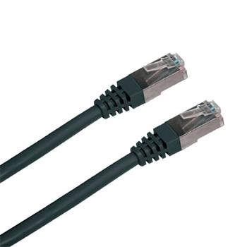 Patch cord Datacom FTP Cat 5e 0,5 m černý