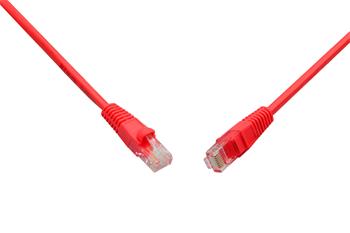 Patch kabel CAT5E UTP PVC 20m červený snag-proof C5E-114RD-20MB