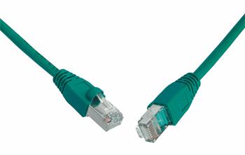 Patch kabel CAT6 SFTP PVC 2m zelený snag-proof C6-315GR-2MB