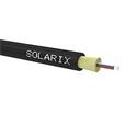 Optický kabel Drop Solarix 08vl. 9/125, 3,7mm, LSOH, Eca, cívka 500m