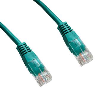 Patch cord Datacom UTP Cat 6, 3 m, zelený, nestíněný