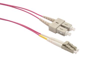 Patch kabel 50/125 LCupc/SCupc MM OM4 1m duplex SXPC-LC/SC-UPC-OM4-1M-D