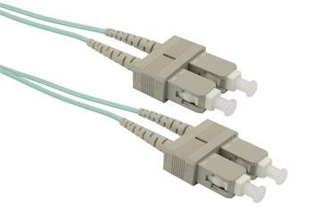 Patch kabel Solarix 50/125 SCupc/SCupc MM OM3 5m duplex SXPC-SC/SC-UPC-OM3-5M-D